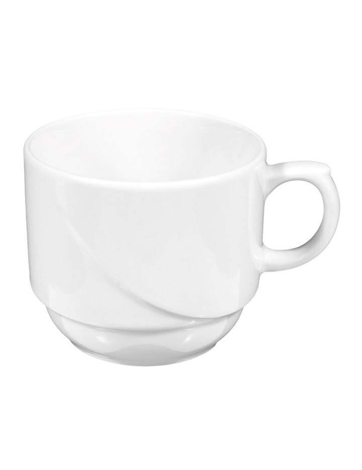 Seltmann Weiden Upper To The Milk Coffee Cup Laguna White 00006 - Set Of 6