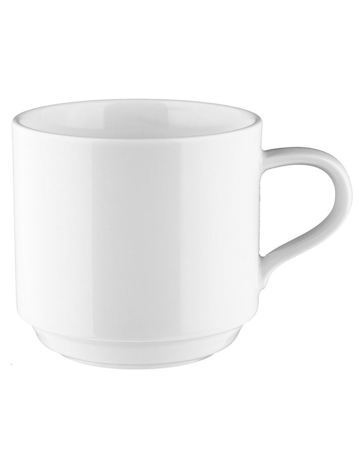 Seltmann Weiden Upper To Milk Coffee Cup Mandarin White 00006 - Set Of 6