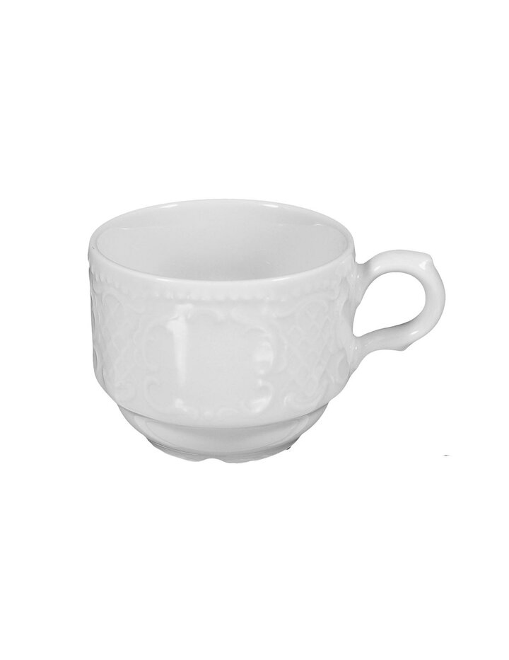 Seltmann Weiden Top To Mocca Cup Of Salzburg And White 00003 - Set Of 12