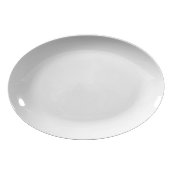Seltmann Weiden serving plate Rondo/Liane white 31x21cm