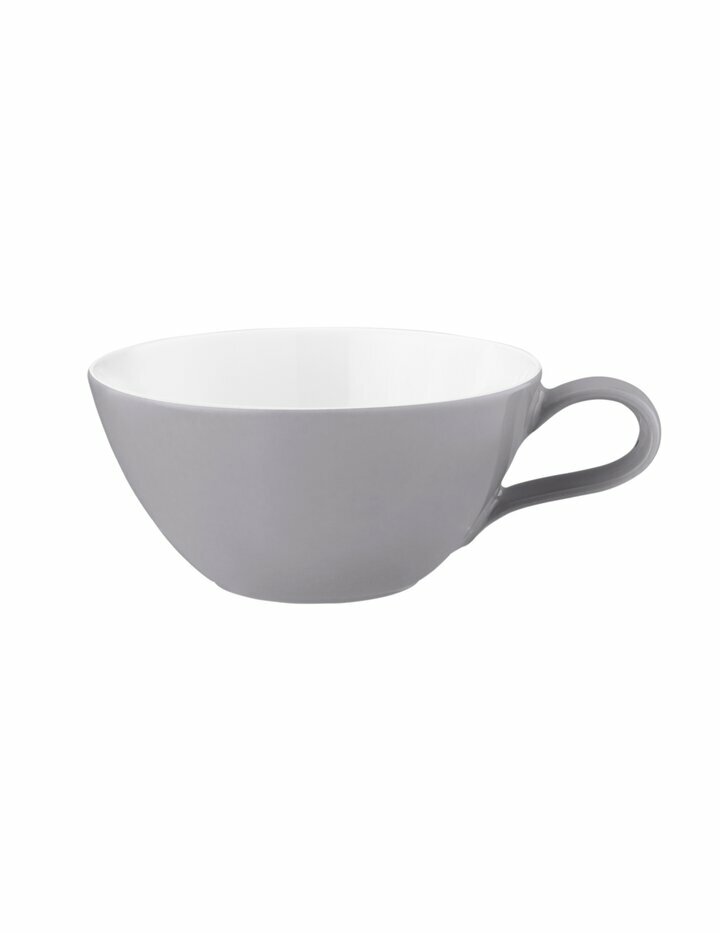 Seltmann Weiden Tea Cup 0,28 L Coup Fine Dining Grey 57272 - Set Of 6