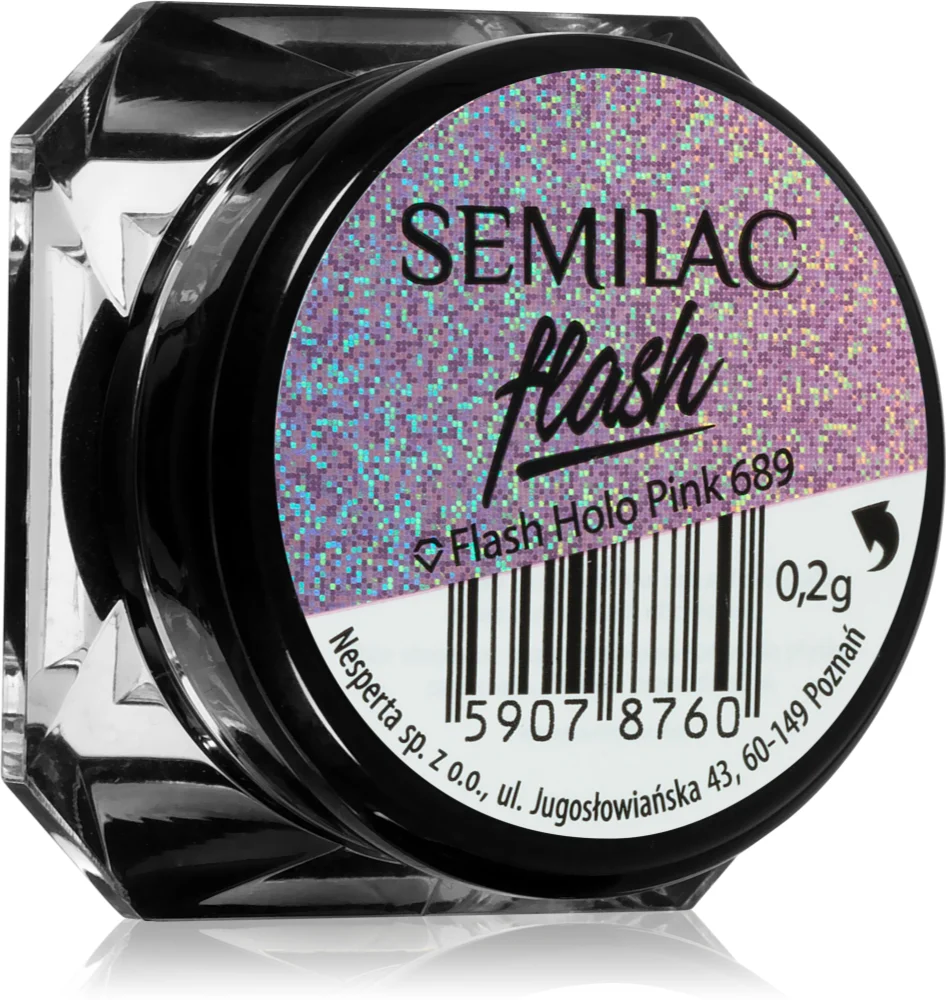 Semilac Flash glitter powder for nails