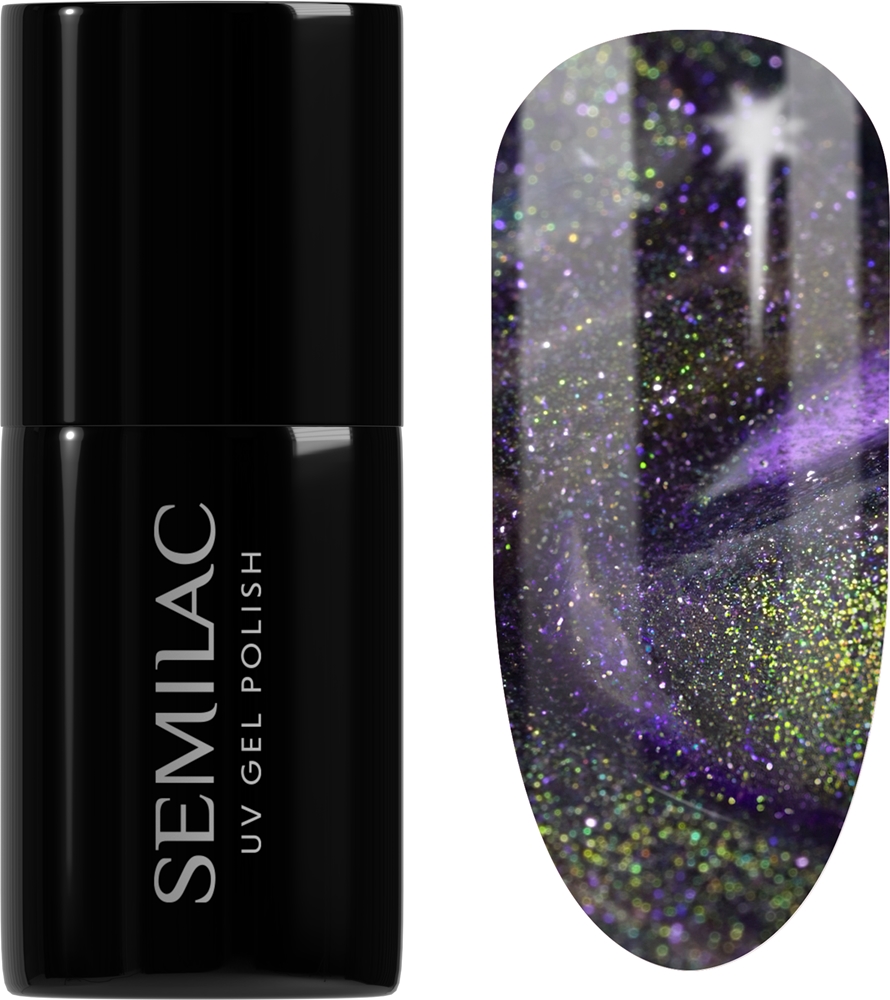 Semilac UV Hybrid Galaxy Flash Gel Nail Polish for UV/LED Lamp