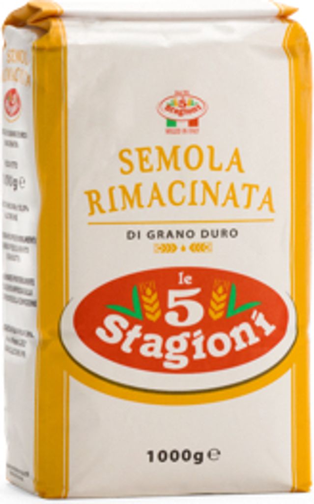 Semola Rimacinata Flour 1kg - 5 Stagioni
