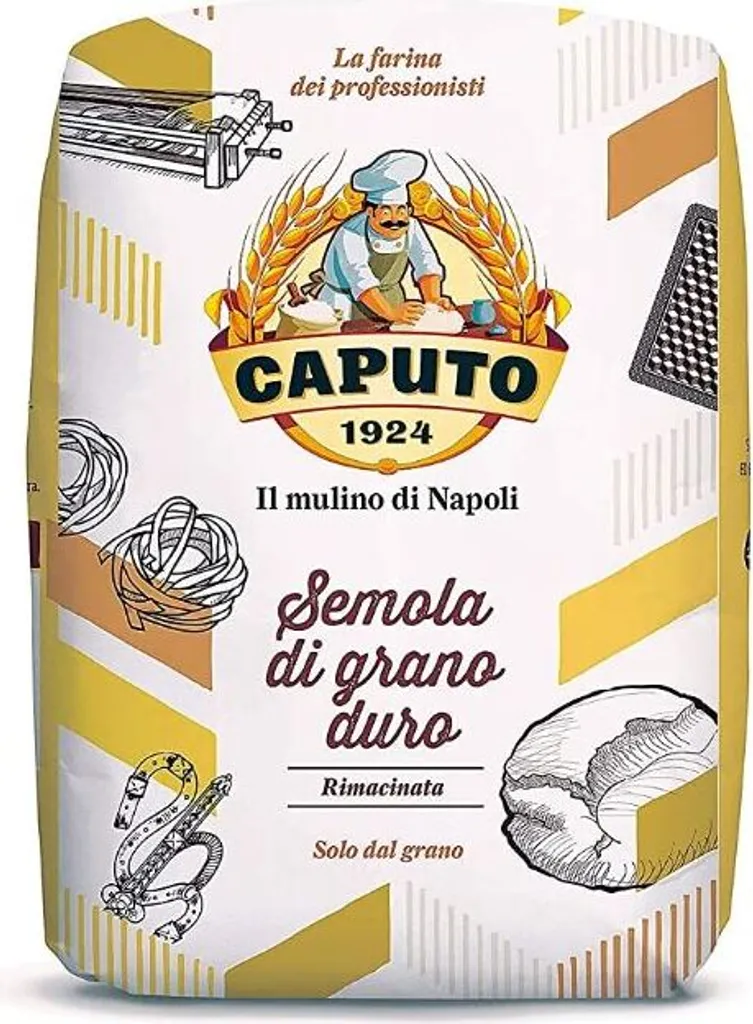 Semola Rimacinata pasta flour 1kg - Caputo