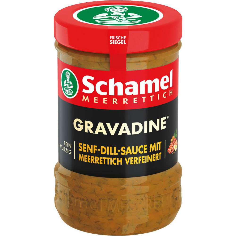 Mustard-dill sauce refined with horseradish
