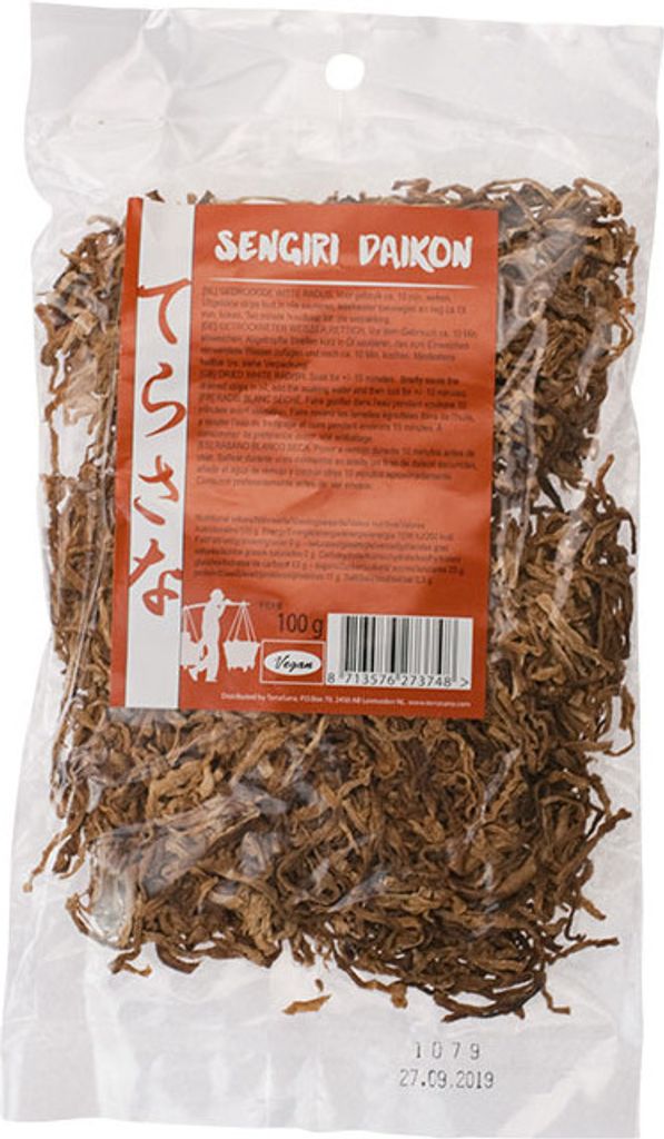 SENGIRI DAIKON (JAPANESE DRIED RADISH) 100 g - TERRASANA