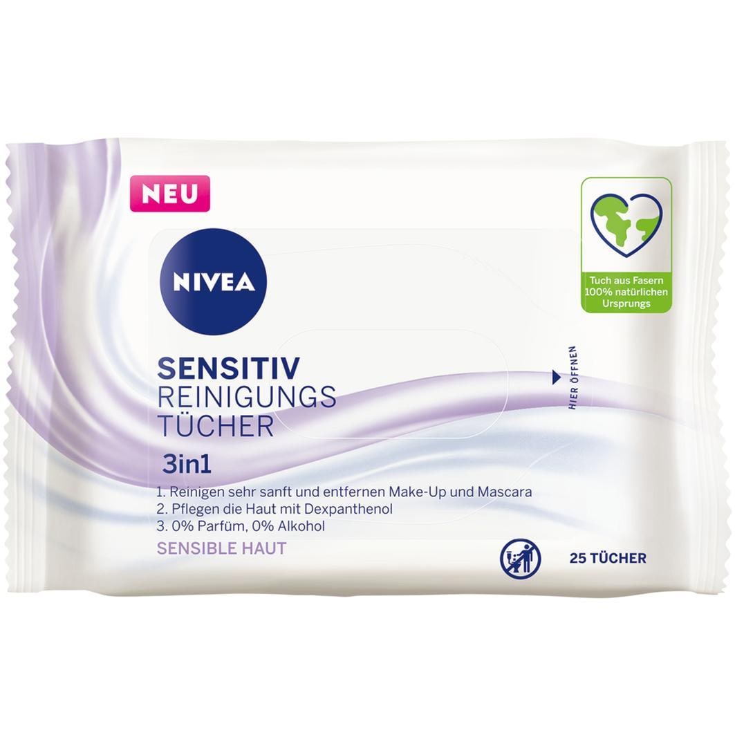 Nivea Sensitive cleaning cloths 3in1