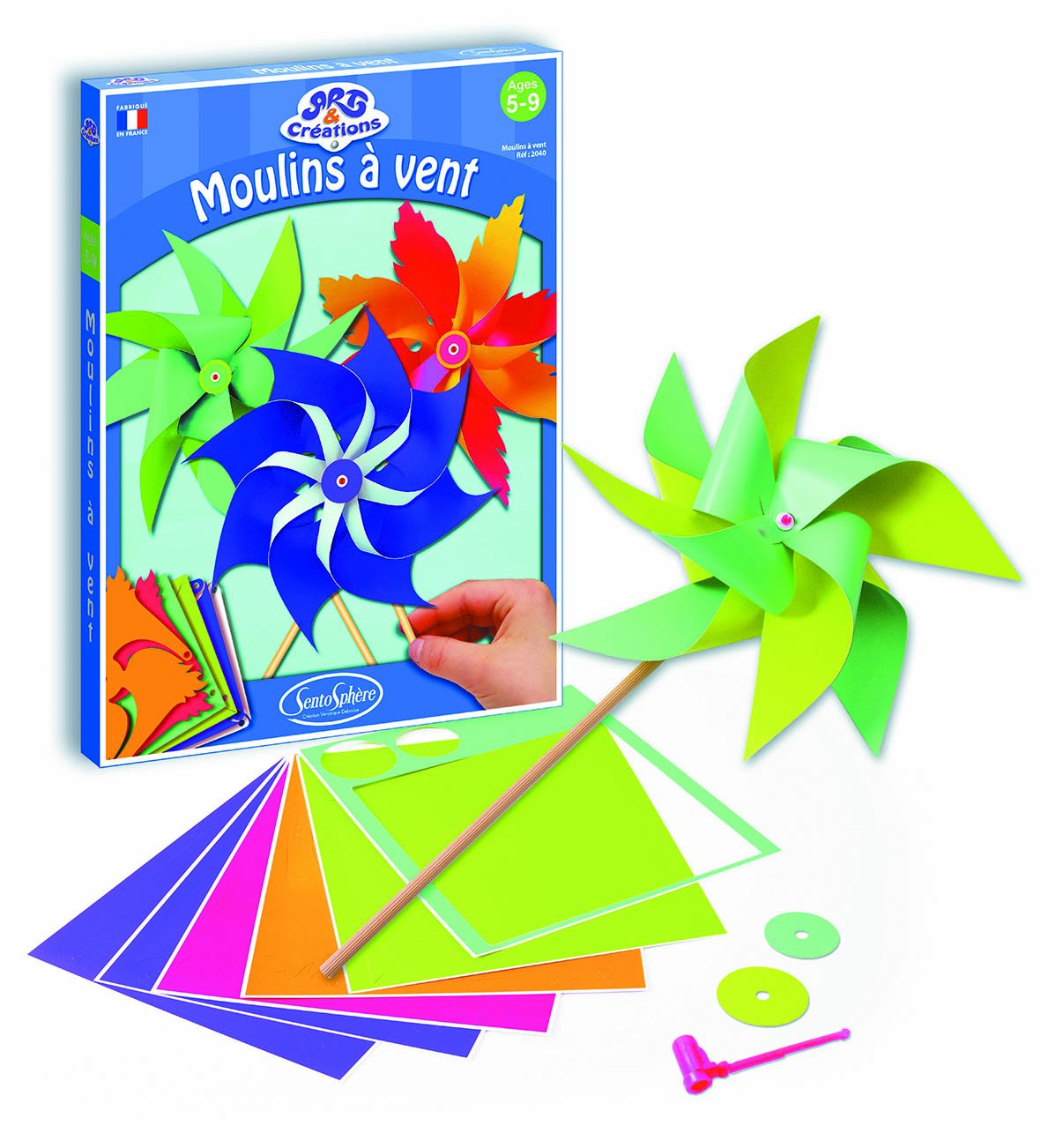 Jigsaw And Creations Windmills Paper Craft Kit