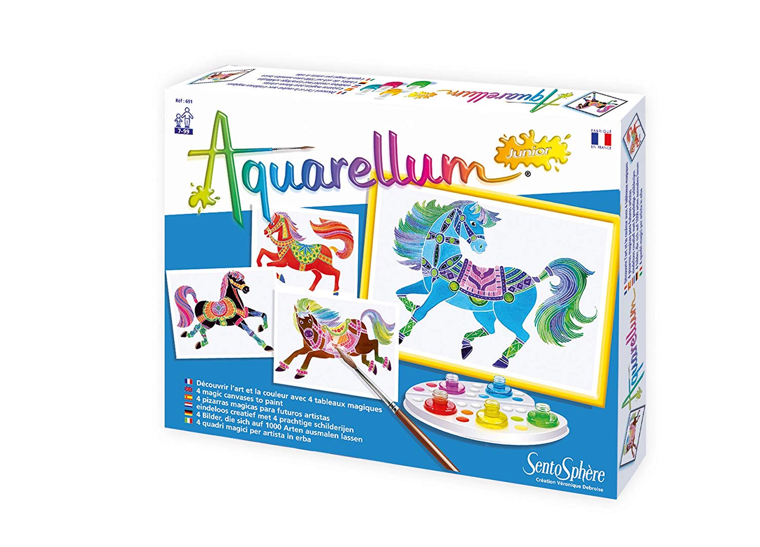 Aquarellum Junior Horses Paint Set