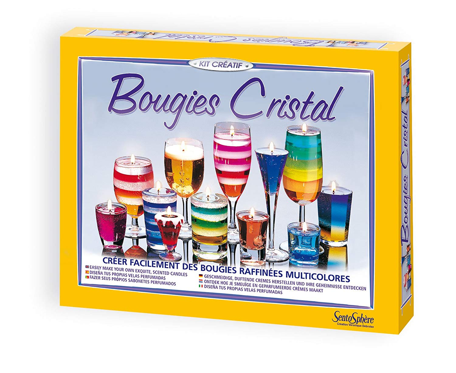 Sentosphere Creative Kit Crystal Candle Making Set