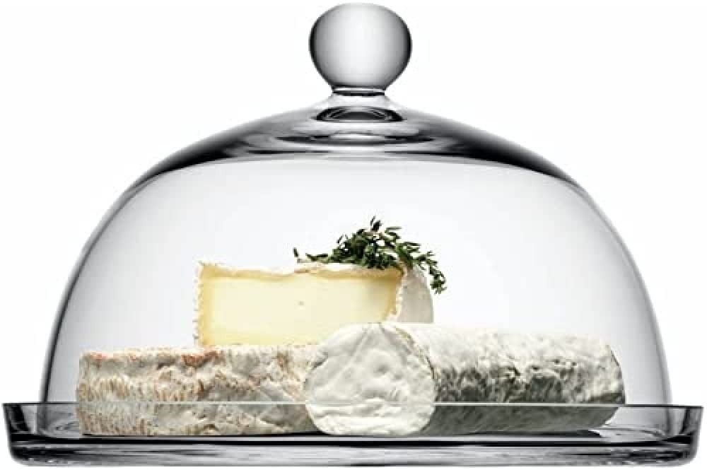 LSA Vienna Plate and Hood Diameter 25 cm / Diameter 22.5 cm Height 18 cm Clear