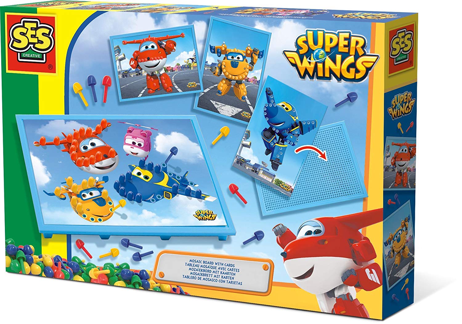 Mosaic Board With Super Wings Cards
