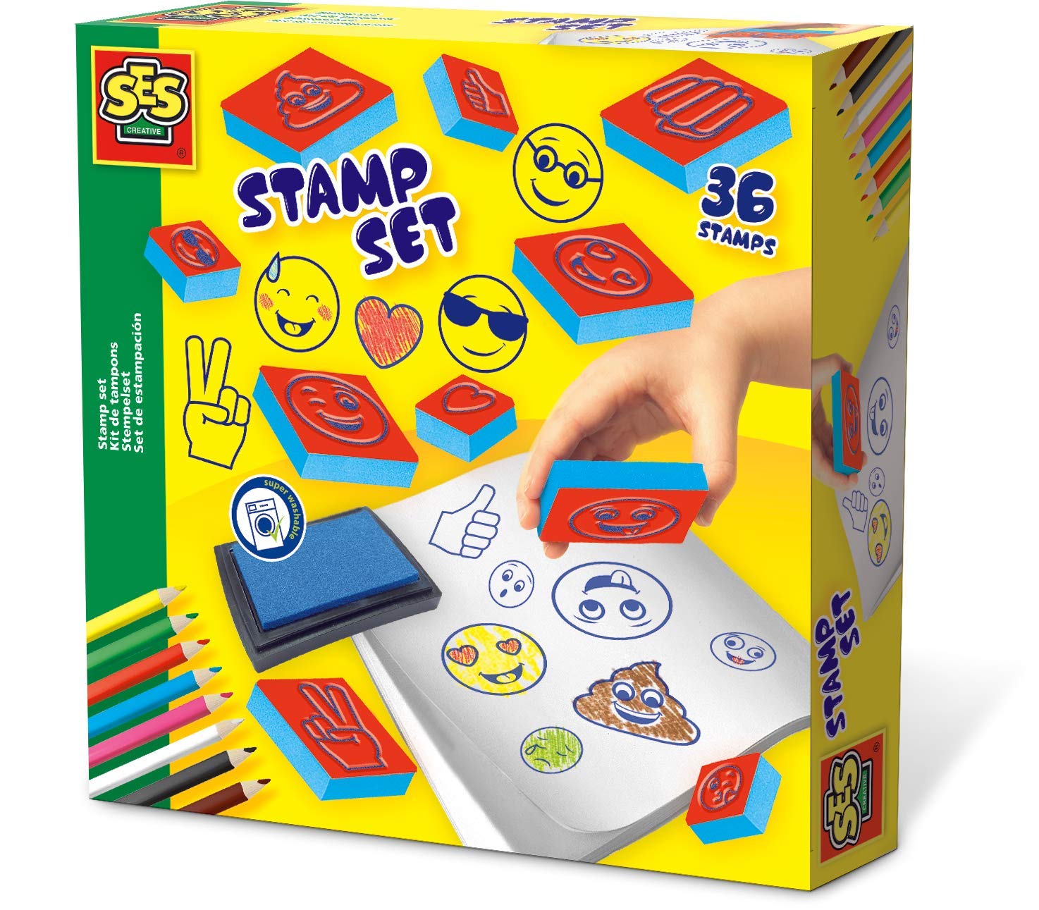 SES Creative Stamp Set Emoticon