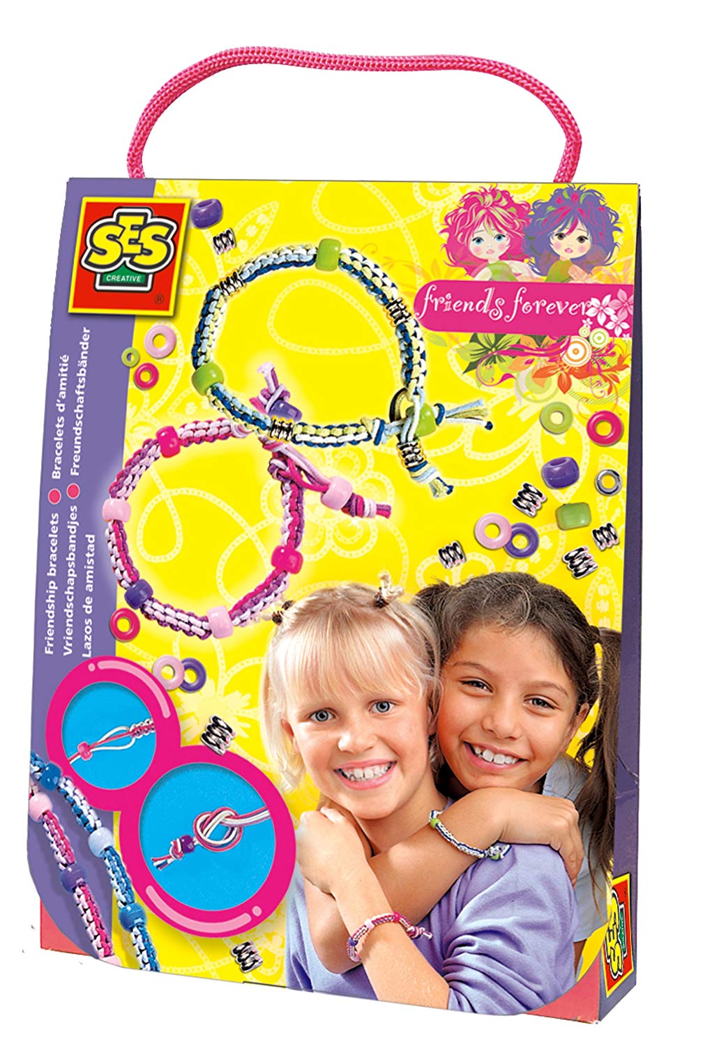 SES Creative Childrens Make Your Own Friendship Bracelets Set