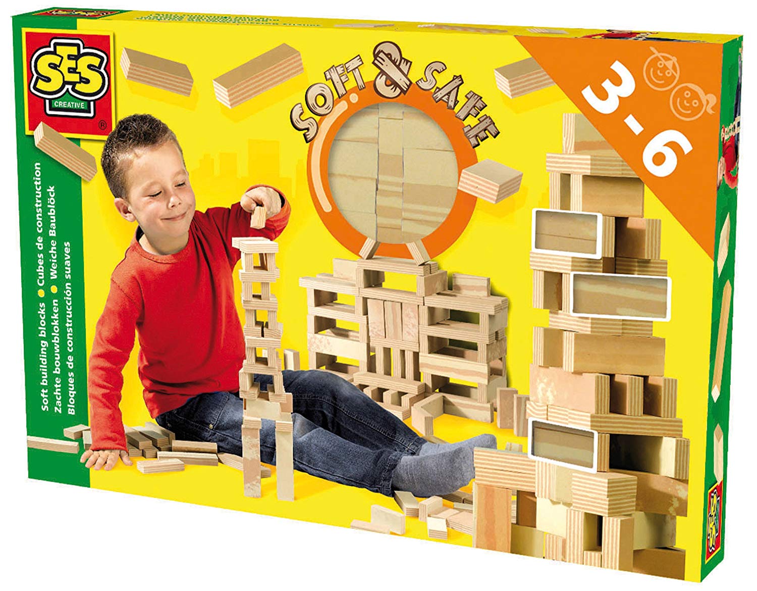 SES Creative Childrens Soft Building Blocks