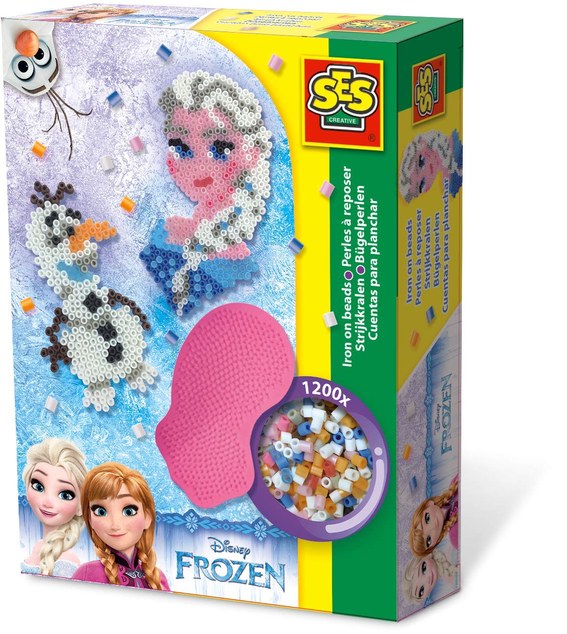 SES Creative Ses Iron On Beads Frozen Figure Multi Colour