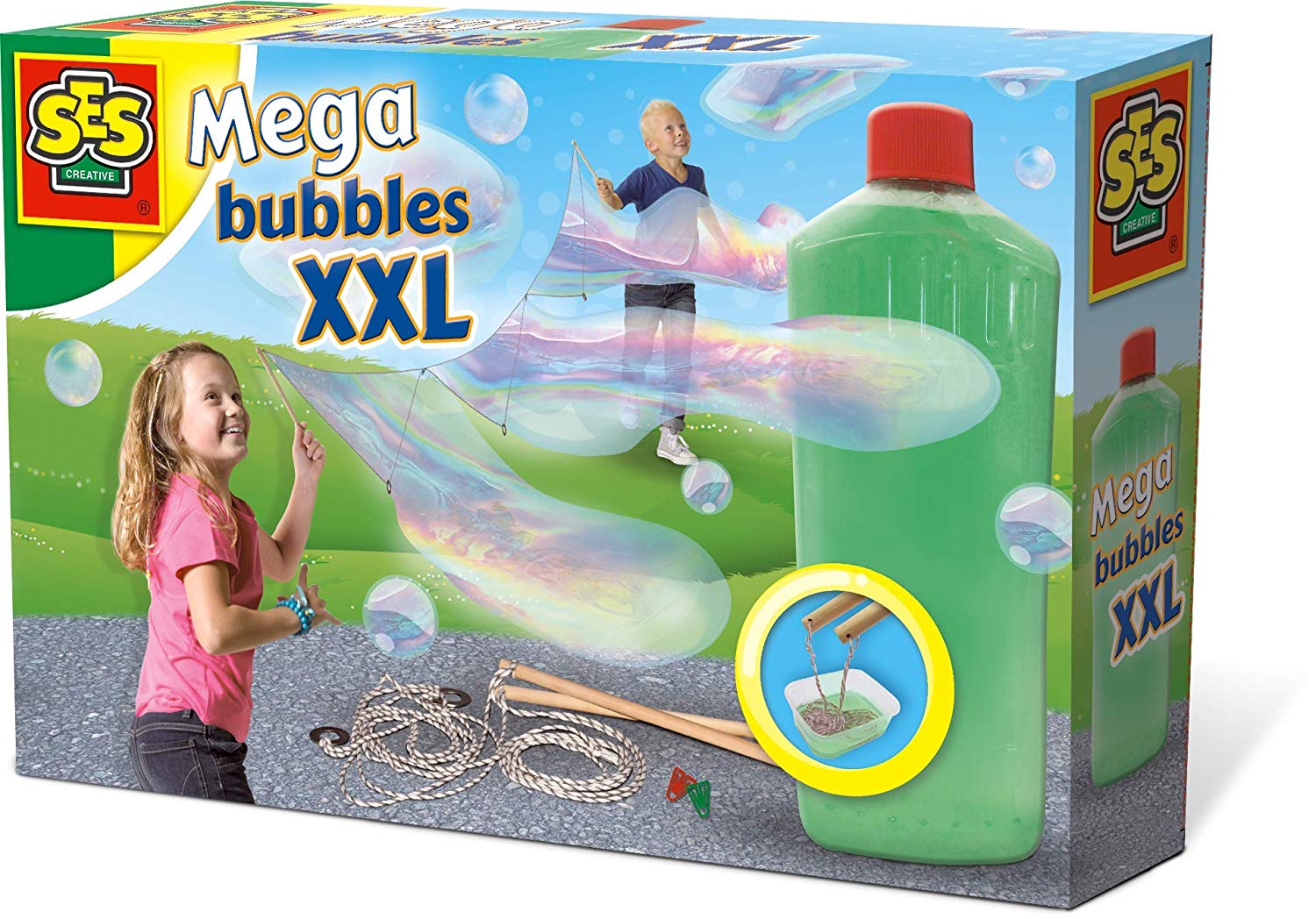 SES Creative Ses Mega Bubble Blower Toy X Large Multi Colour