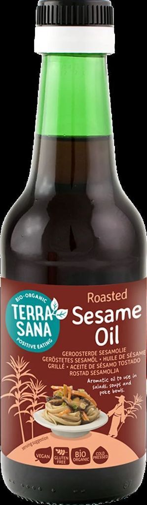 SESAMÖL (AUS GERÖSTETEN SAMEN) GLUTENFREI250 ml - TERRASANA