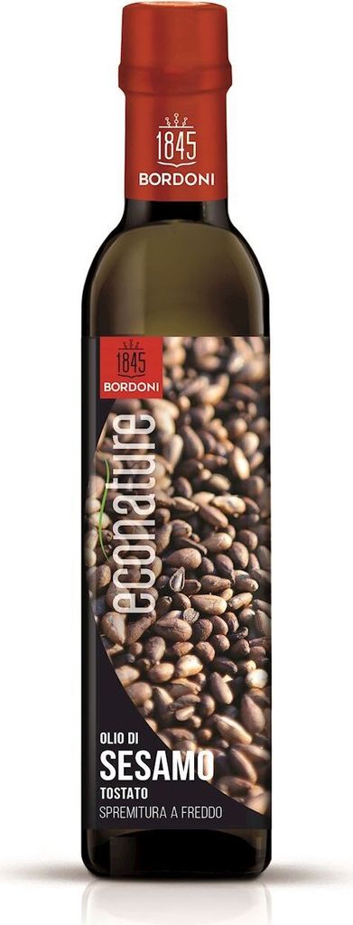 SESAMÖL (AUS GERÖSTETEN SAMEN) KALTGEPRESST250 ml - BORDONI (ECONATURE)