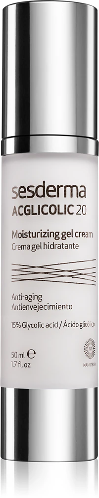 Sesderma Acglicolic 20 Facial renewing and moisturizing gel-cream for combination skin