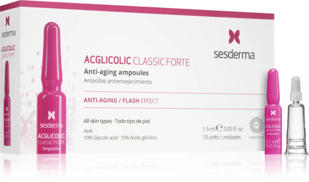 Sesderma Acglicolic Classic Forte Facial hydrating anti-wrinkle serum with AHA