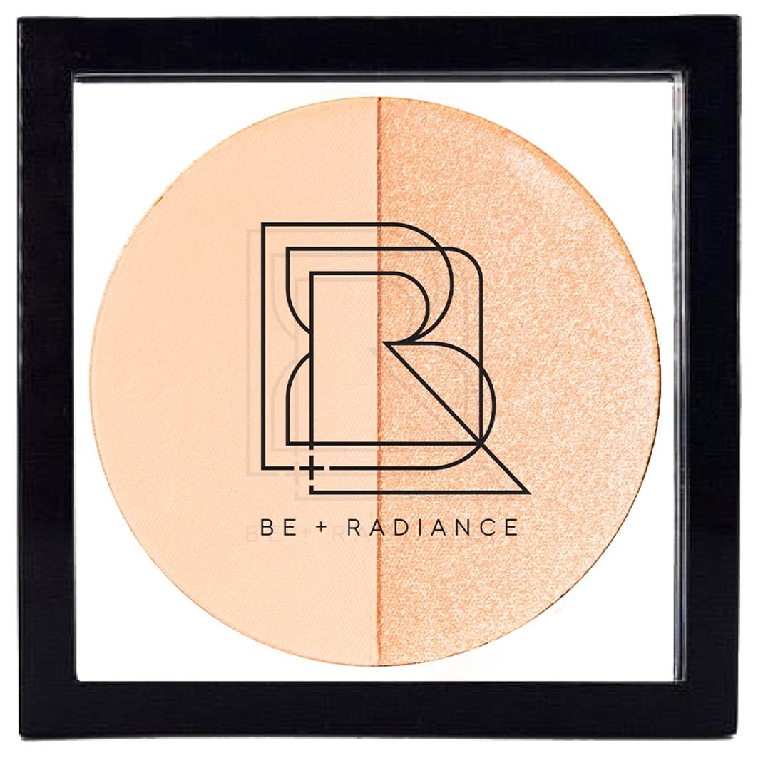 BE + Radiance Set + Glow Probiotic Powder + Highlighter, Nr. 08 - Very Light Neutral + Light Golden Glow