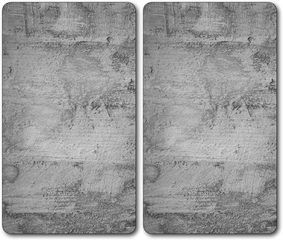 Kesper Coffee Letters 36541 13 Set of 2 Glass Chopping Boards 52 x 30 x 0.8 cm Beige