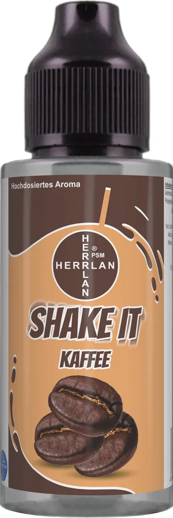 SHAKE IT coffee flavor, high-dose food flavor in the practical shaker bottle I HERRLAN - Quality