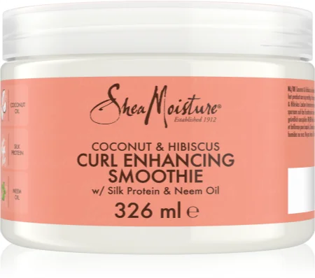 Shea Moisture Coconut & Hibiscus leave-in cream curl care for curly hair