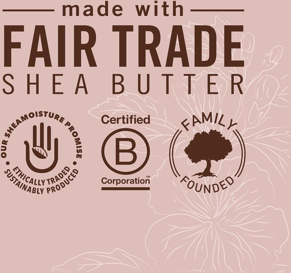 Shea Moisture Coconut & Hibiscus moisturizing shampoo for wavy and curly hair
