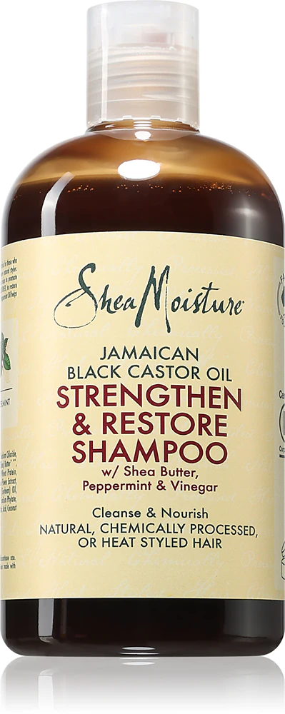 Shea Moisture Jamaican Black Castor Oil Strengthen & Restore the cleansing shampoo for damaged and color-treated hair
