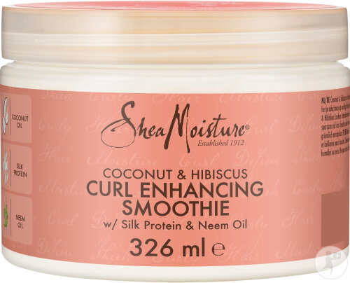 Shea Moisture Coconut and Hibiscus Curls Intensifying Leave-In Styling Cream Jar 355ml