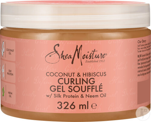 Shea Moisture Coconut and Hibiscus Curl Gel Souffle Jar 326ml