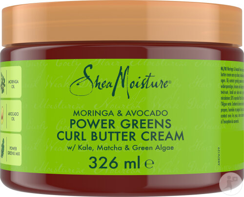 Shea Moisture Moringa And Avocado Power Greens Curl Butter Cream 326ml