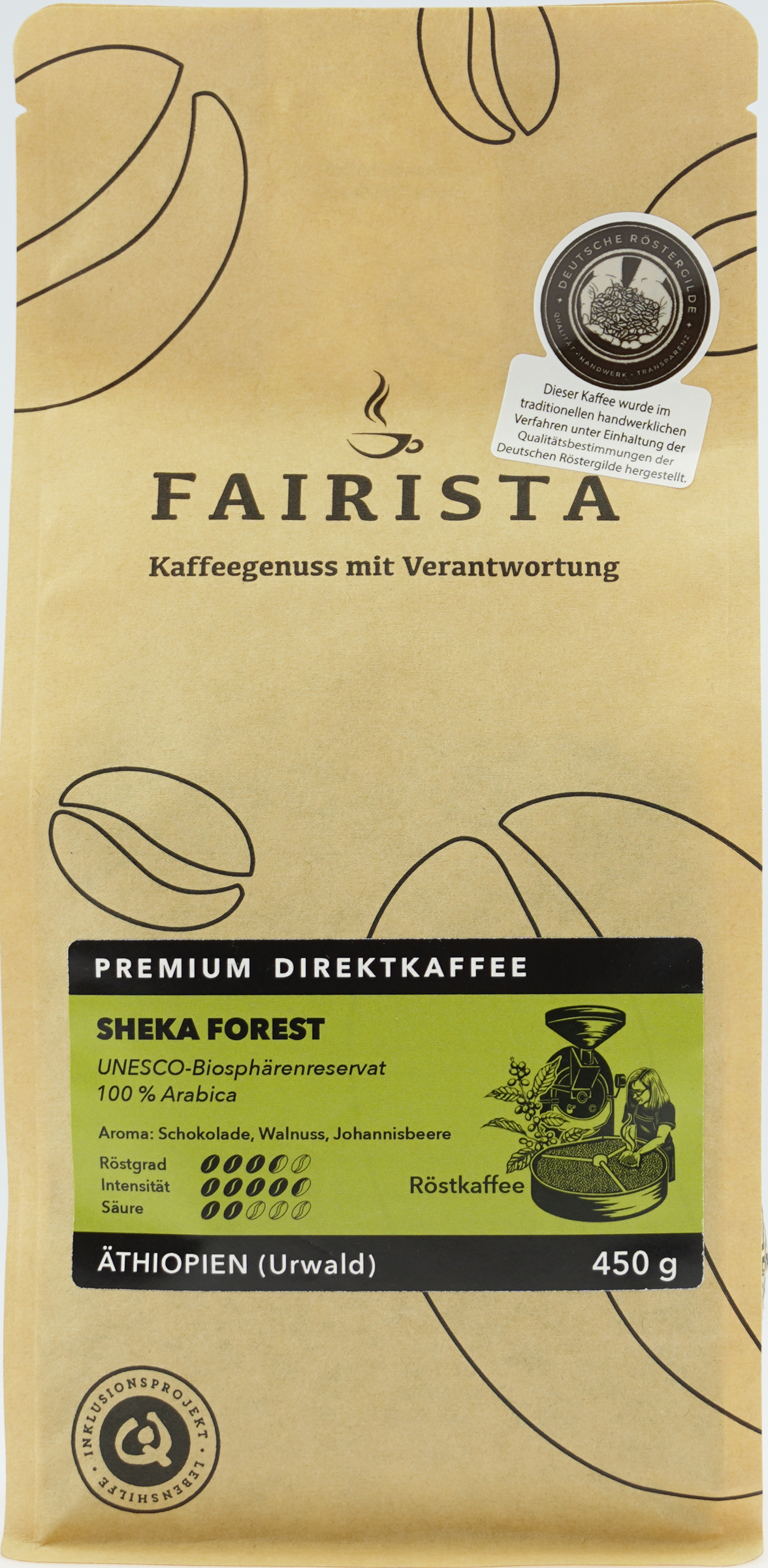 Sheka Forest direct coffee whole beans