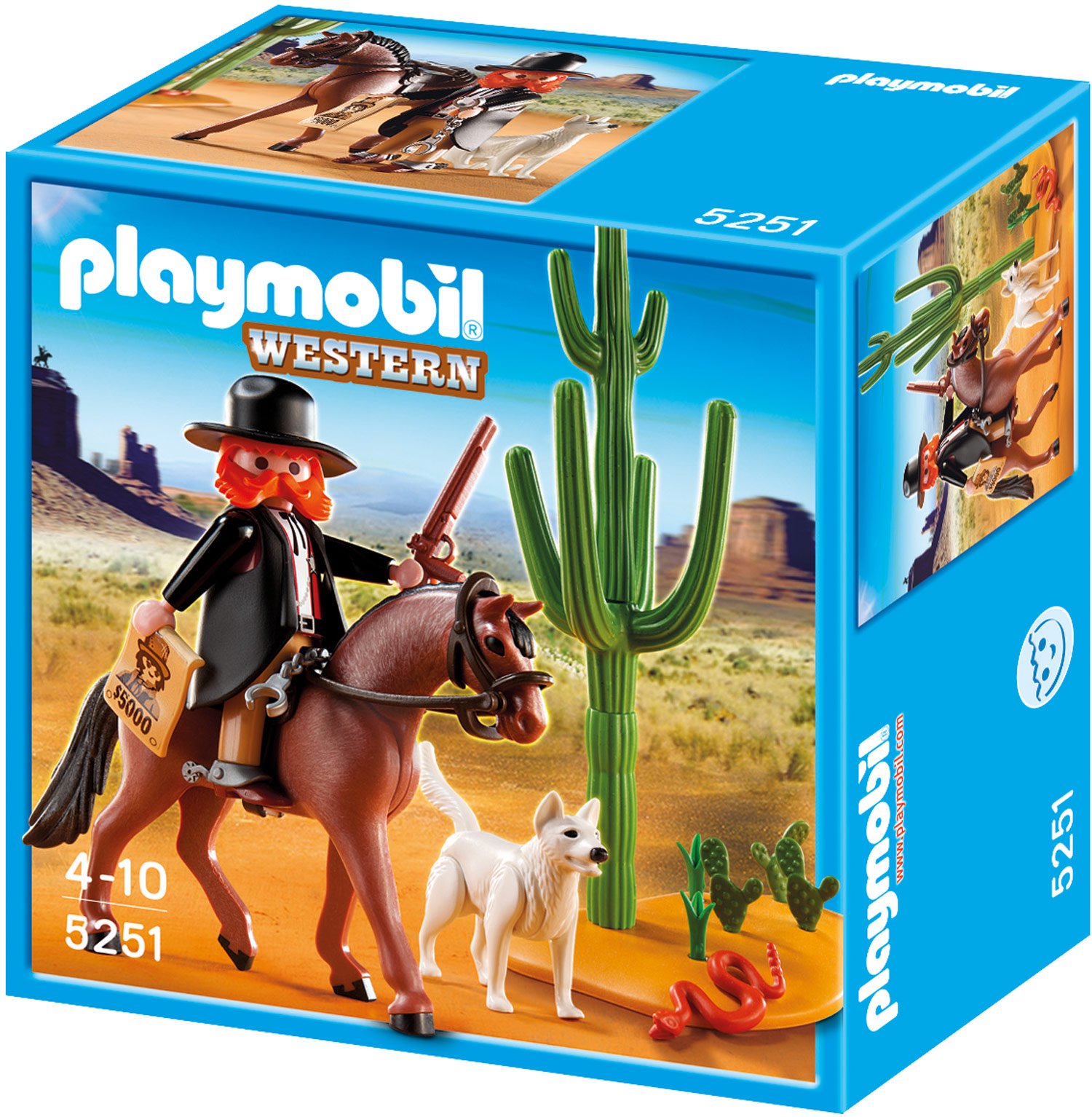 Playmobil Sheriff Horseback With Dog