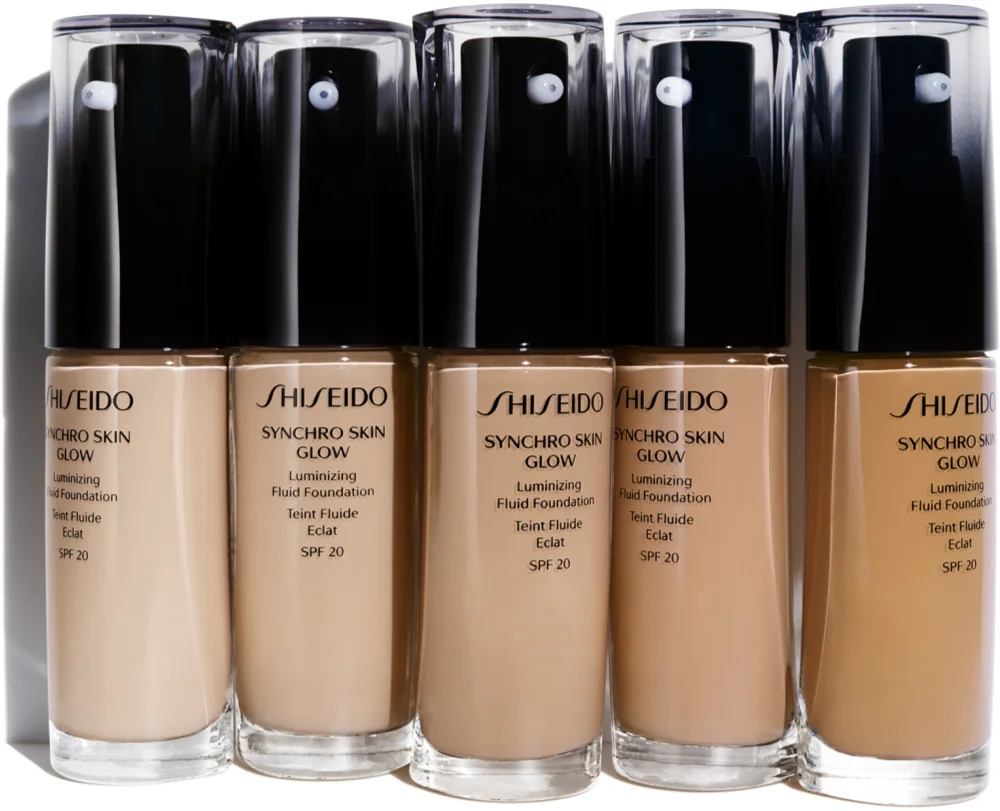 Shiseido Synchro Skin Glow Luminizing Fluid Foundation refreshing make-up SPF 20