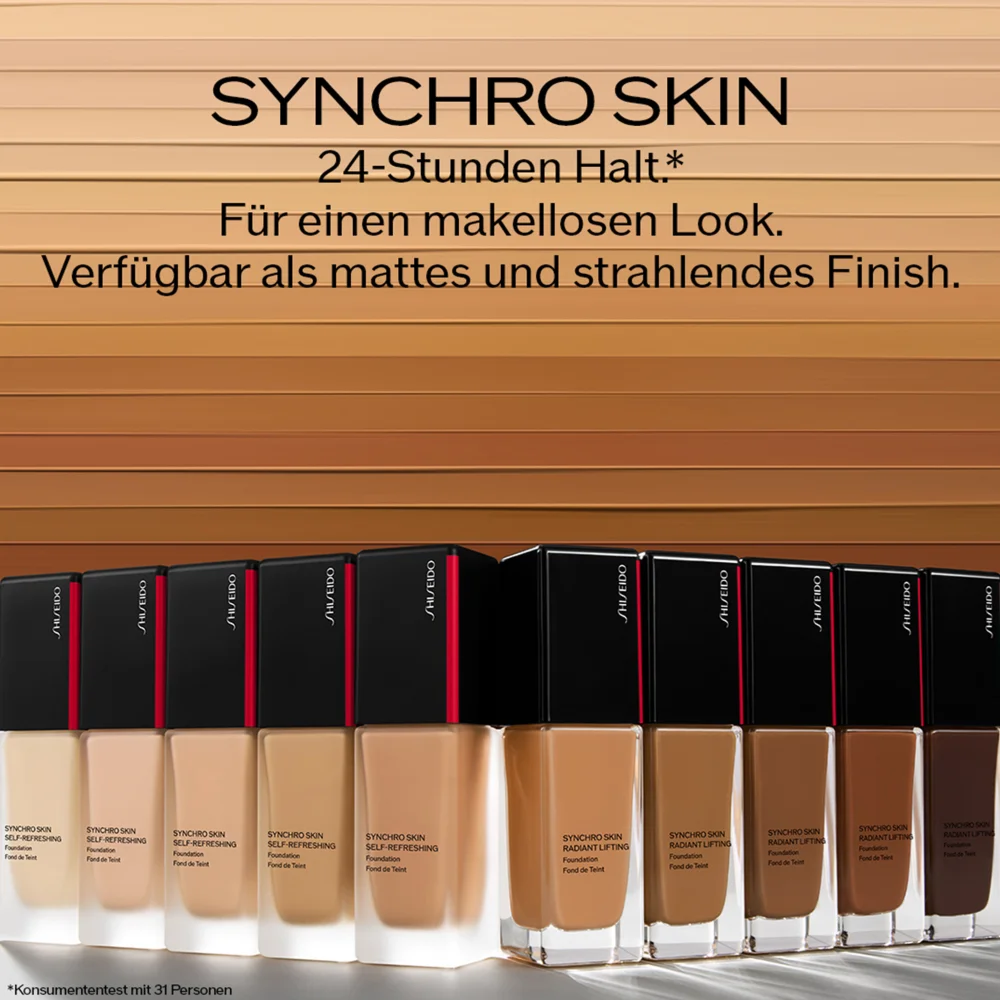 Shiseido Synchro Skin Radiant Lifting Foundation Advanced lifting makeup for radiant skin SPF 30