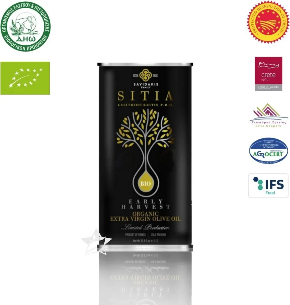 SI-MEL 12537 Organic Natives Olivenöl Extra 3L Dose - Frühe Ernte PDO SITIA Lassithi KRETA !MHD 04.2025!