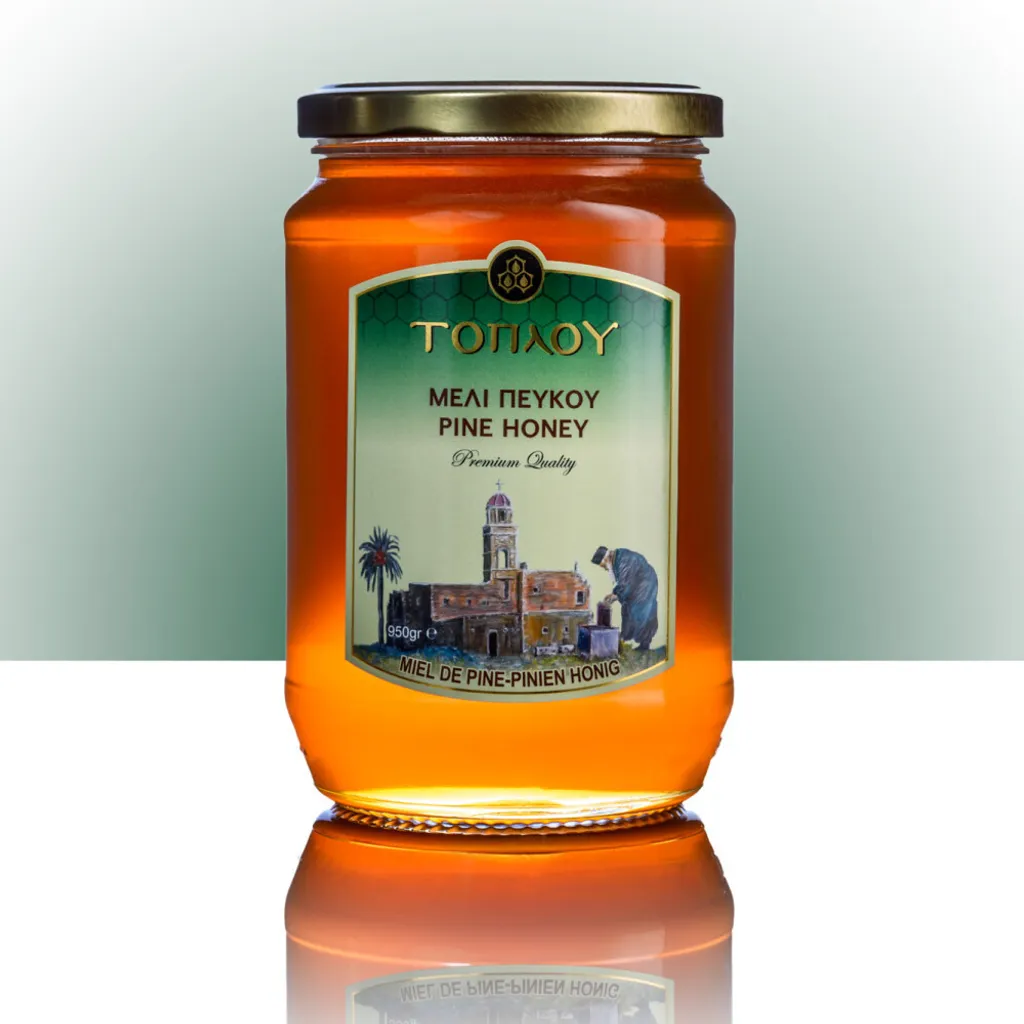 SI-MEL SAVIDAKIS 12300 - “Toplou” Pinien-Honig 950g von Kreta