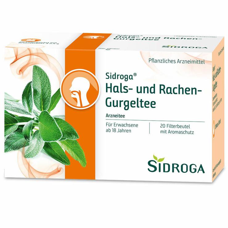 Sidroga® throat and throat gargle tea
