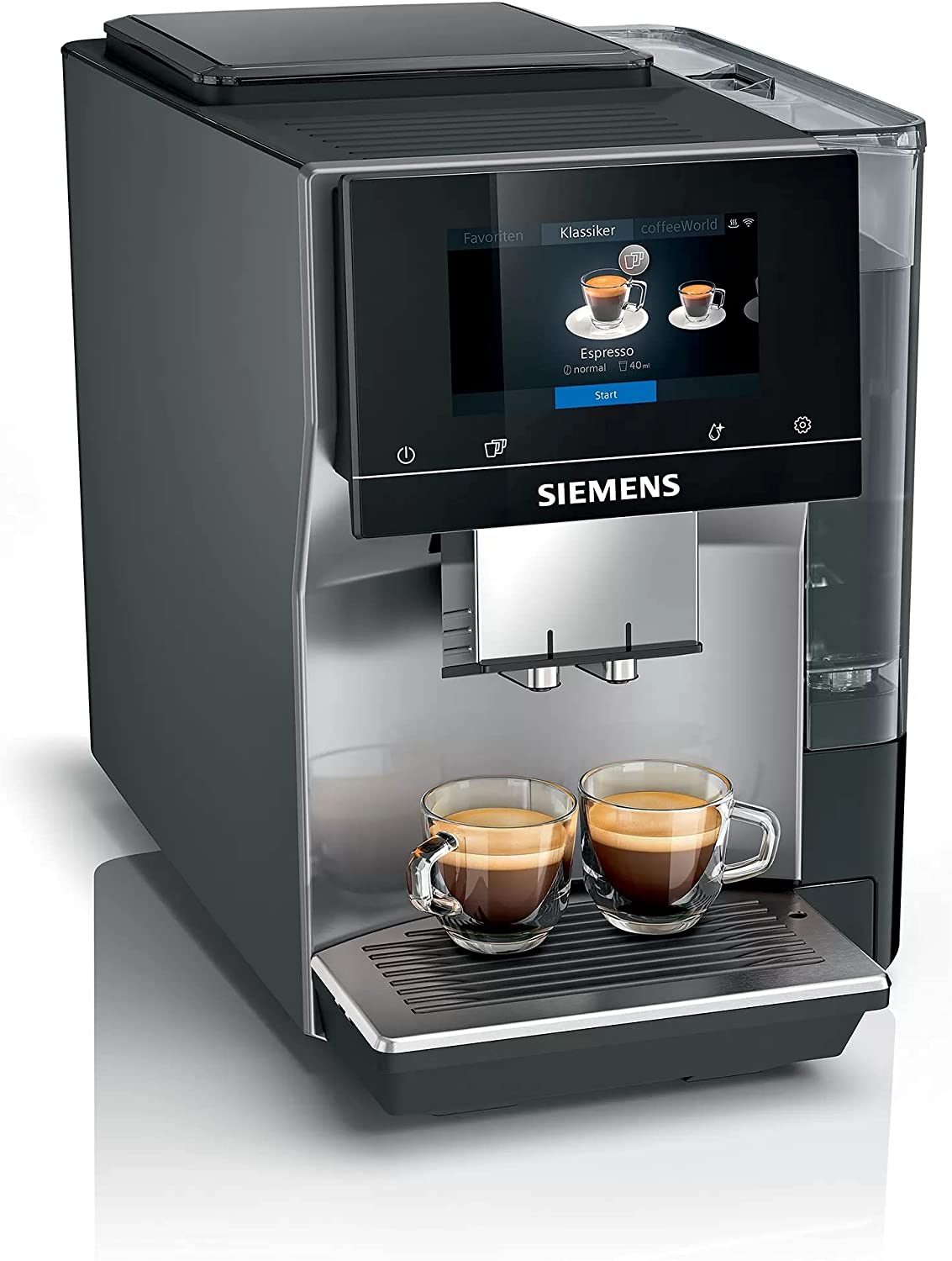 Siemens EQ.700 Classic TP705D01 Fully Automatic Coffee Machine, Grey-Silver