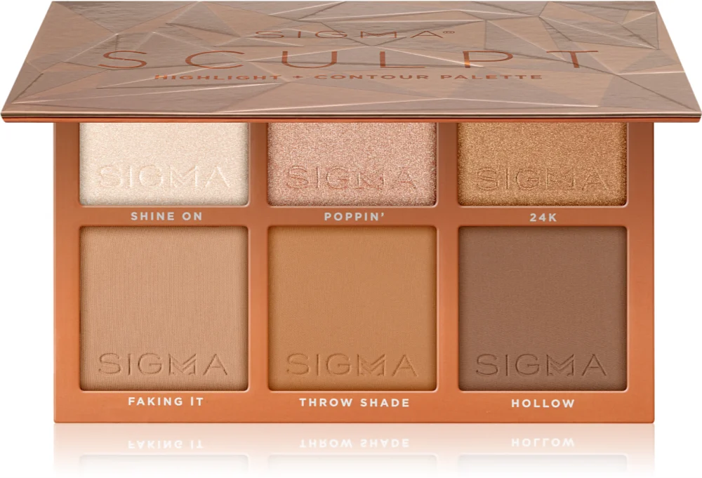 Sigma Beauty Sculpt Highlight + Contour Palette Contouring palette for the cheeks