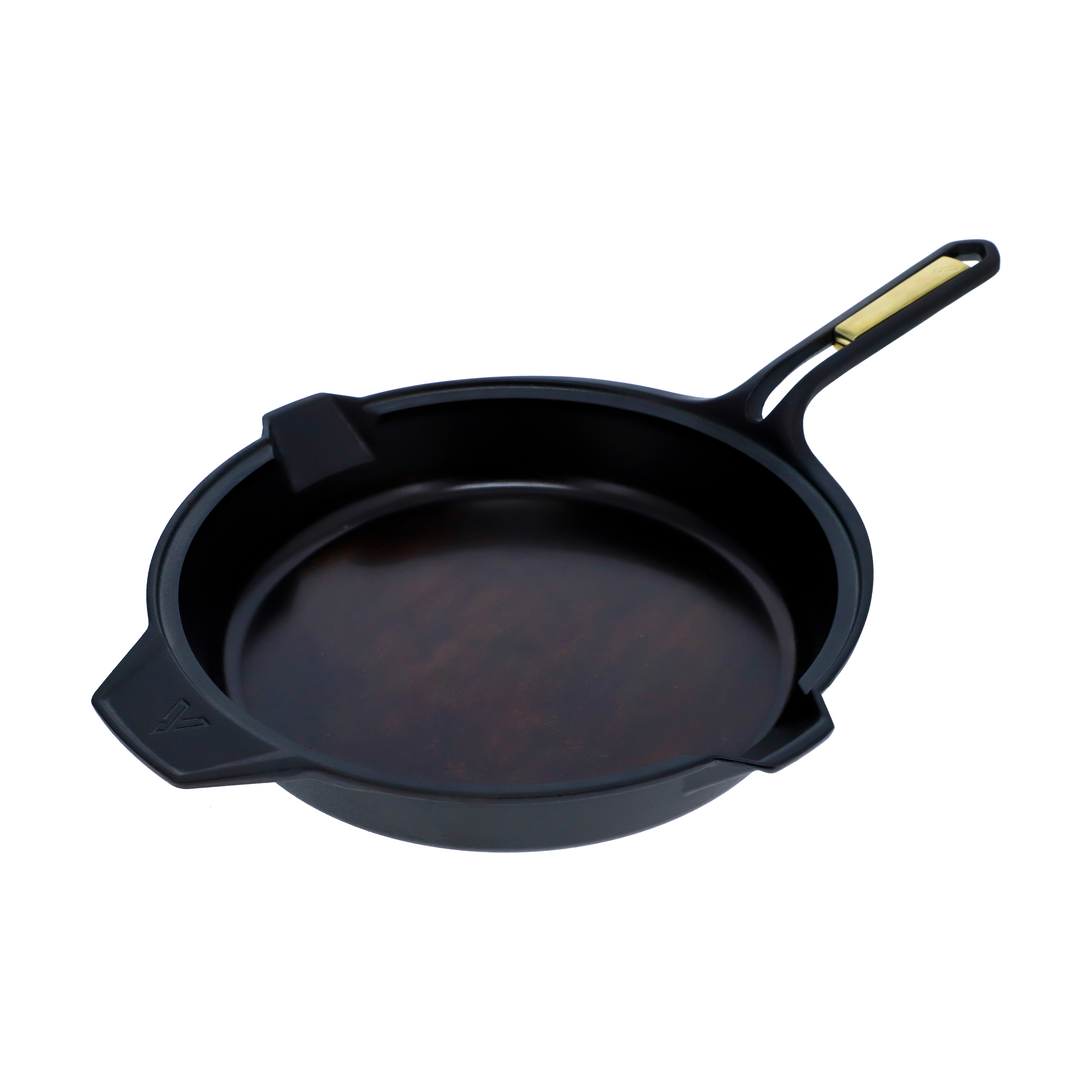 Signature polished cast iron frying pan 25 cm