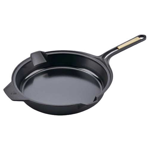 Signature polished cast iron frying pan 30 cm