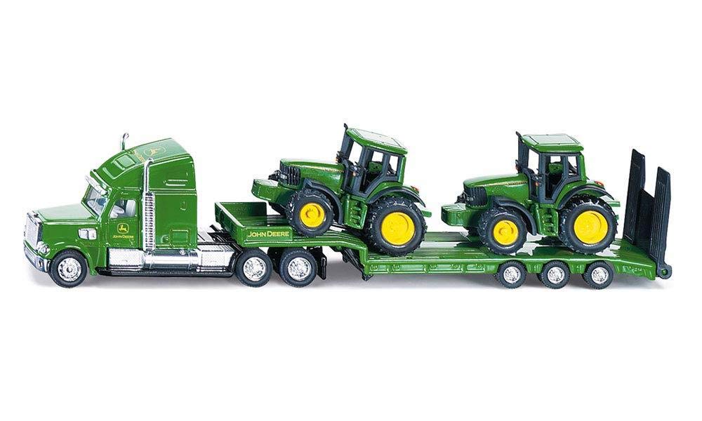 Siku - 1:87 Scale - Low Loader With John Deere Tractors