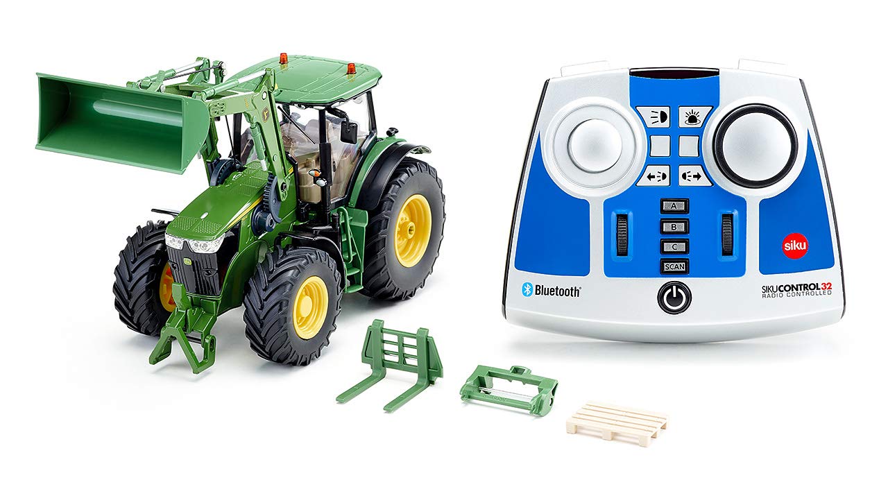 Siku 6795 John Deere 7310R With Loader And Bluetooth Remote Control And App
