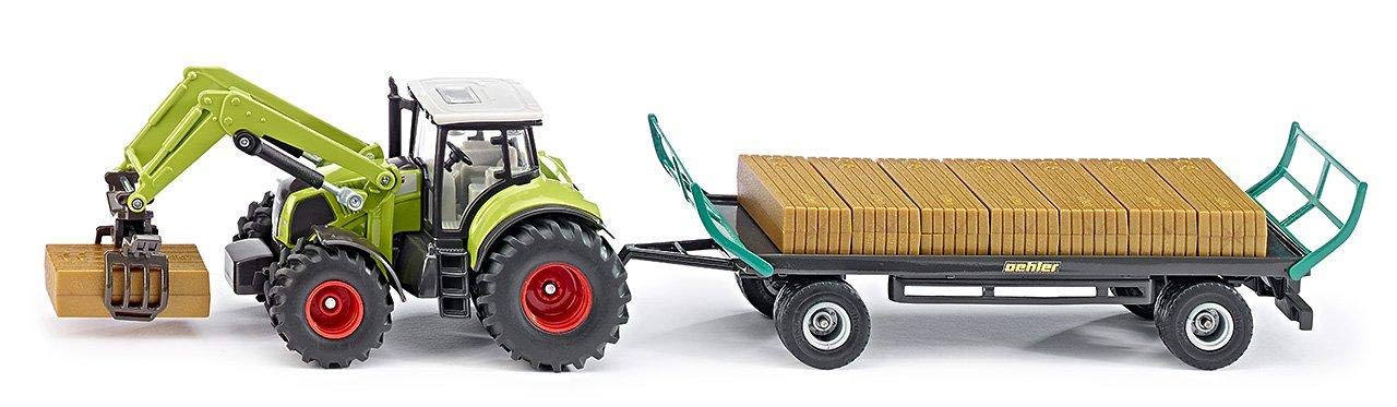 Siku Farmer Tractor With The Square Bale Gripper And Ball