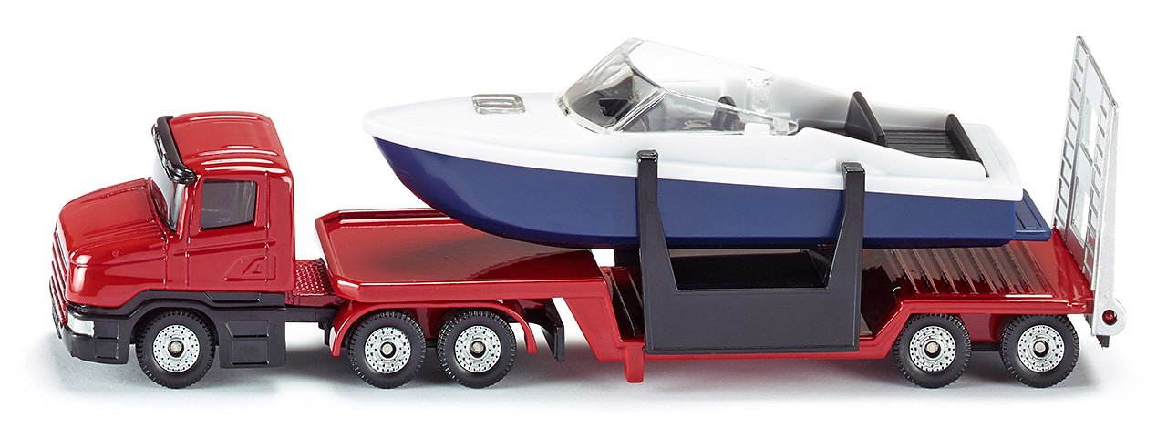 Siku - Scania Low Loader & Boat